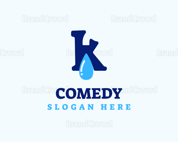 Water Refill Letter K Logo
