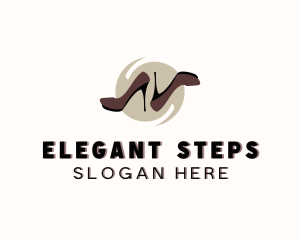 High Heels Shoes logo design