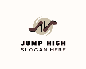 High Heels Shoes logo design