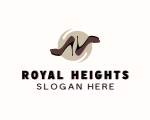 High Heels Shoes logo design