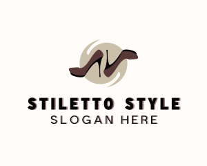 High Heels Shoes logo design