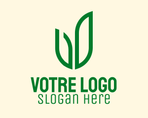 Natural Green Herbs  Logo