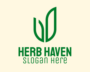 Herbs - Natural Green Herbs logo design