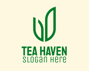 Natural Green Herbs  logo design