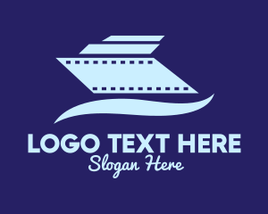 Cinema - Cruise Ship Film logo design