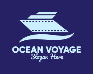 Cruise - Cruise Ship Film logo design