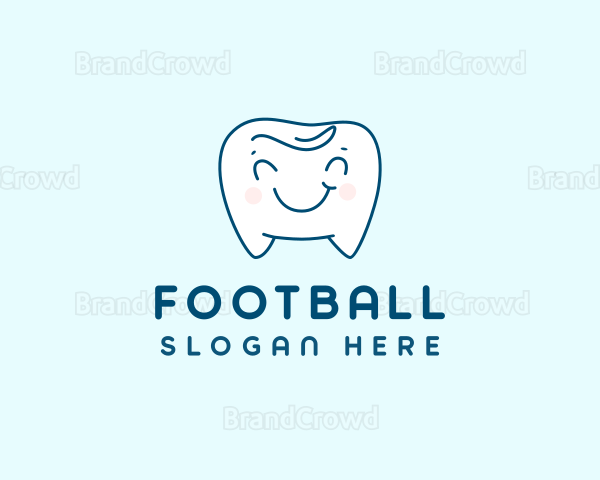 Happy Smiling Tooth Logo