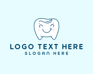 Orthodontist - Happy Smiling Tooth logo design