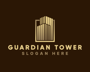 Real Estate Tower Building logo design