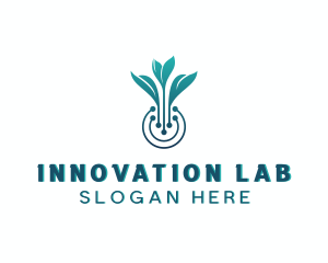 Experiment - Plant Leaf Biotech logo design