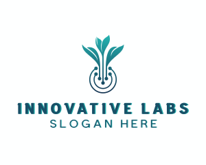 Plant Leaf Biotech logo design