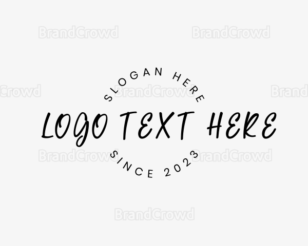 Simple Handwritten Business Logo