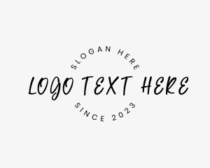 Clothing - Simple Handwritten Business logo design