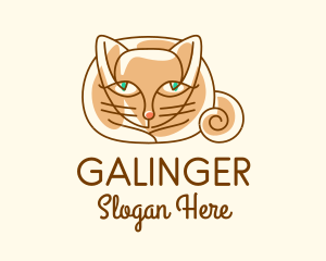 Siamese Cat Pet Logo