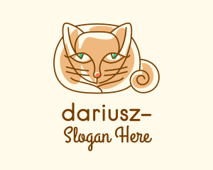 Siamese Cat Pet Logo