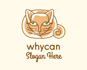 Siamese Cat Pet Logo