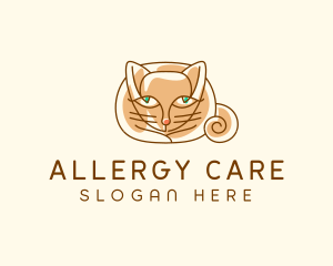 Siamese Cat Pet logo design