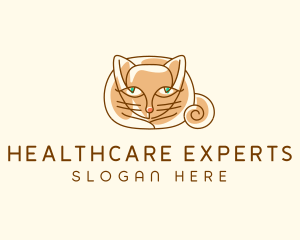 Siamese Cat Pet logo design