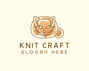 Siamese Cat Pet logo design