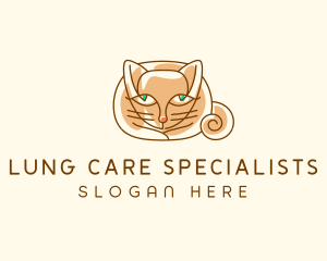 Siamese Cat Pet logo design