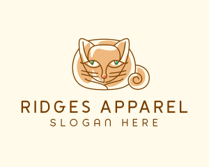 Siamese Cat Pet logo design