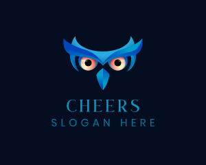 Nocturnal Owl Eyes Logo