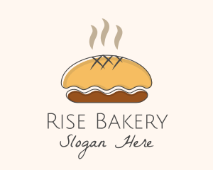 Hot Brown Pie logo design