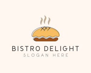 Hot Brown Pie logo design