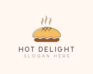 Hot Brown Pie logo design