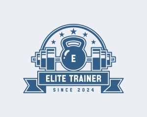 Gym Workout Weightlifting logo design