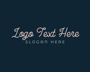 Handwriting - Beauty Elegant Fashion logo design