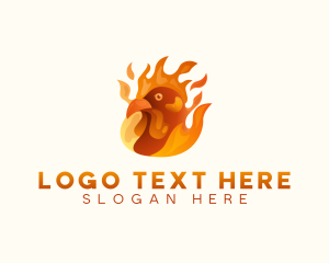Barbeque - Chicken Barbeque Grill logo design