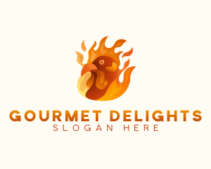 Chicken Barbeque Grill logo design