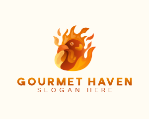 Chicken Barbeque Grill logo design