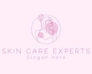 Wellness Beauty Woman Model logo design