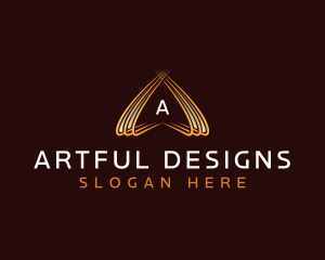 Luxury Pyramid Business logo design