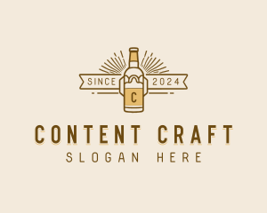 Liquor Beer Brewery logo design