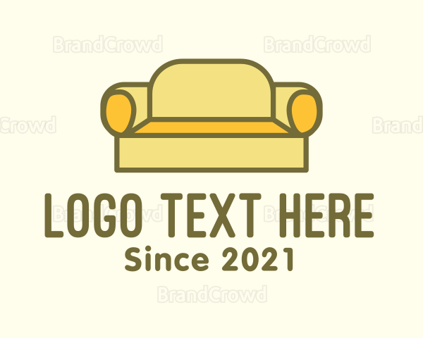 Yellow Sofa Couch Logo