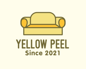 Yellow Sofa Couch logo design