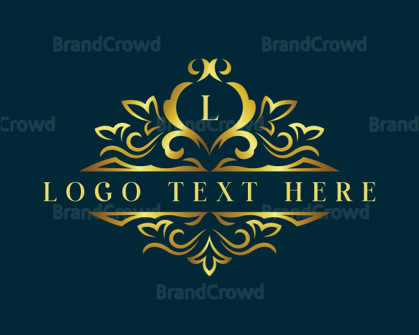 Luxurious Floral Ornament Logo