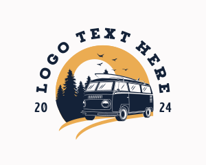 Leisure - Outdoor Camper Van logo design