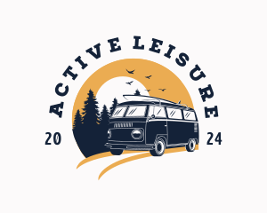 Outdoor Camper Van logo design