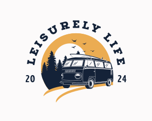 Outdoor Camper Van logo design