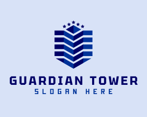 Urban Skyscraper Tower logo design