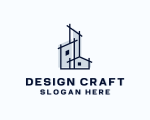 Architecture - Architectural House Construction logo design