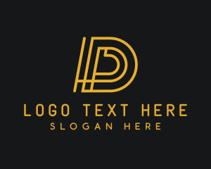 Business - Outline Letter D Business Enterprise logo design