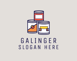 Supermarket - Canned Processed Food logo design