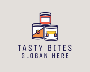 Canned Processed Food logo design