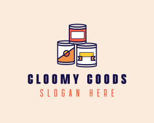 Canned Processed Food logo design