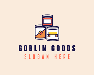 Canned Processed Food logo design